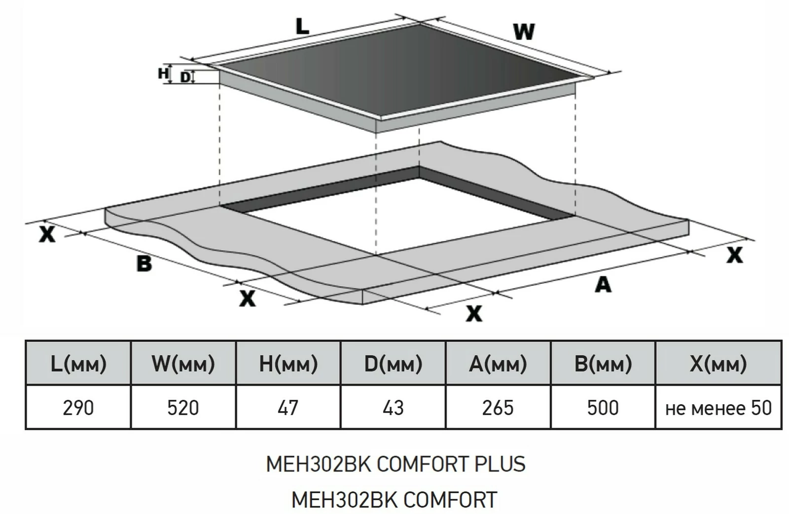 MEFERI MEH302BK COMFORT PLUS.9