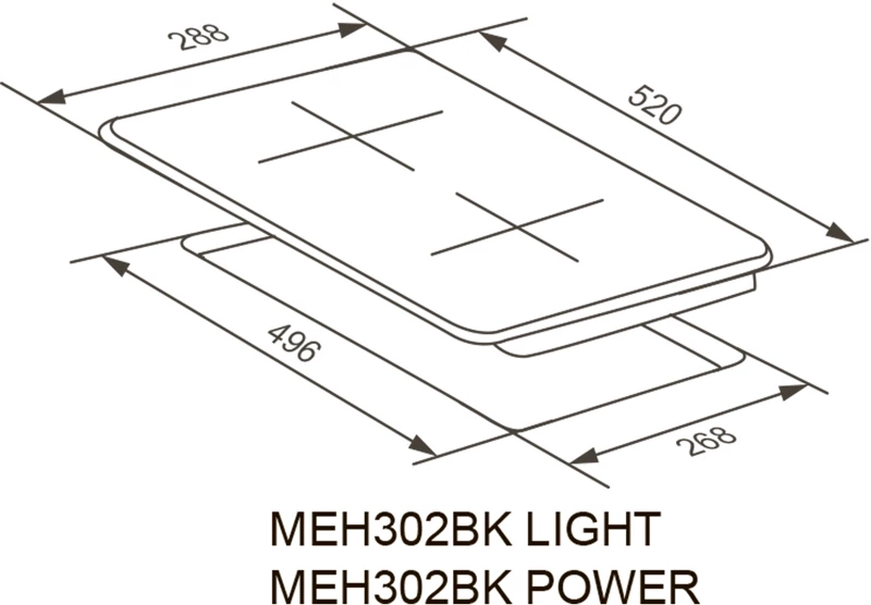 MEFERI MEH302BK POWER.1