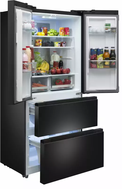 MEFERI MFR83BLACK IX TOTAL NO FROST FRENCH DOOR COMFORT.4