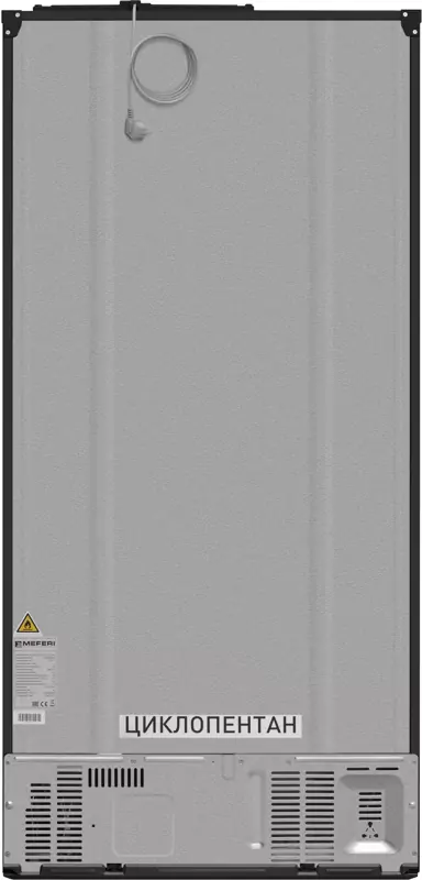 MEFERI MFR83BLACK IX TOTAL NO FROST FRENCH DOOR COMFORT.5