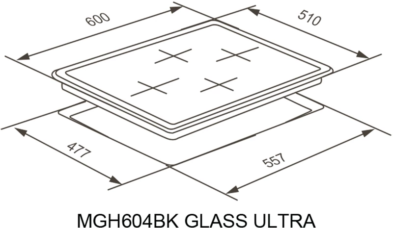 MEFERI MGH604GR GLASS ULTRA.1