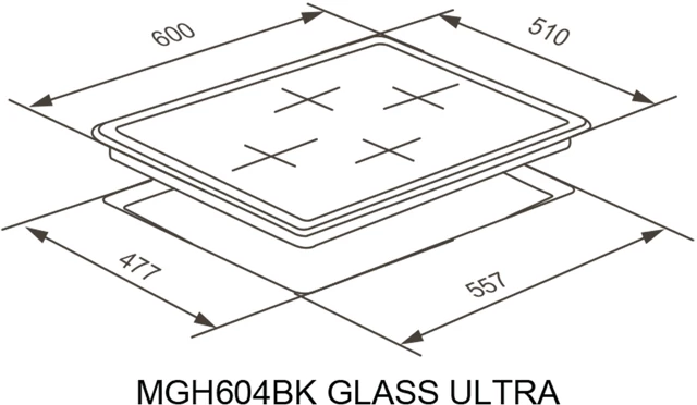 MEFERI MGH604GR GLASS ULTRA.1