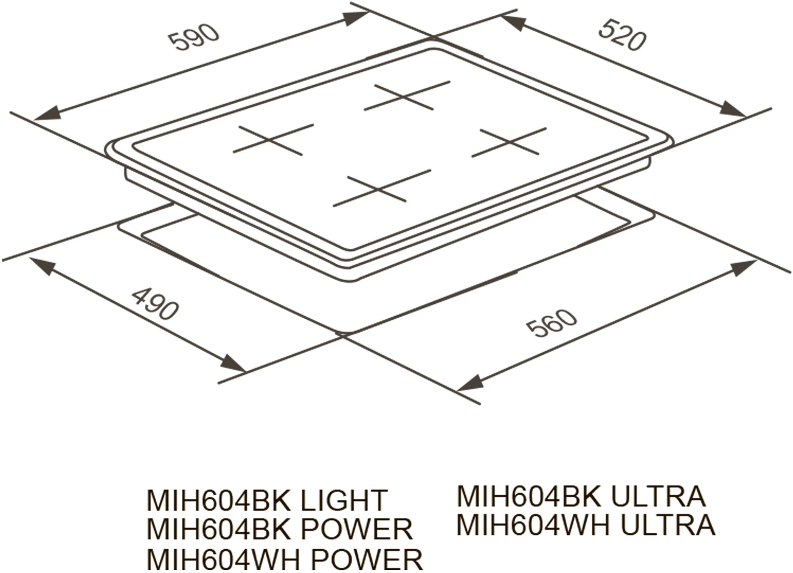 MEFERI MIH604BK ULTRA.9