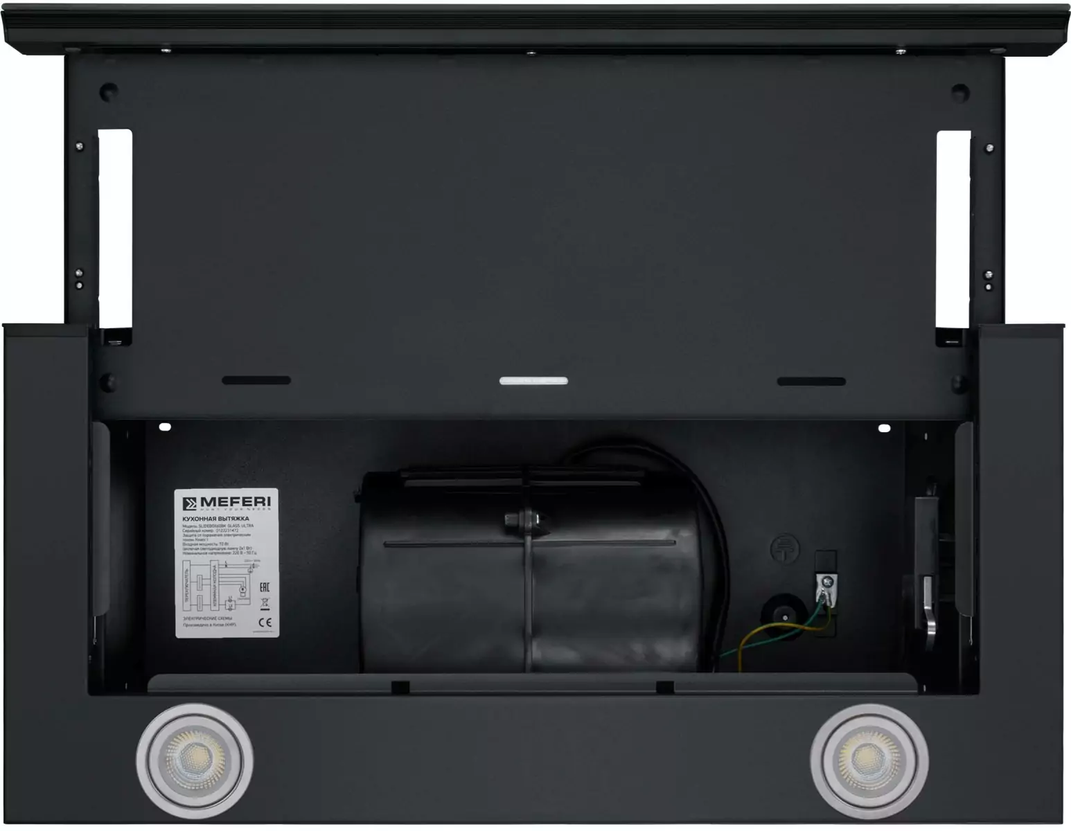 MEFERI SLIDEBOX60BK GLASS ULTRA.5