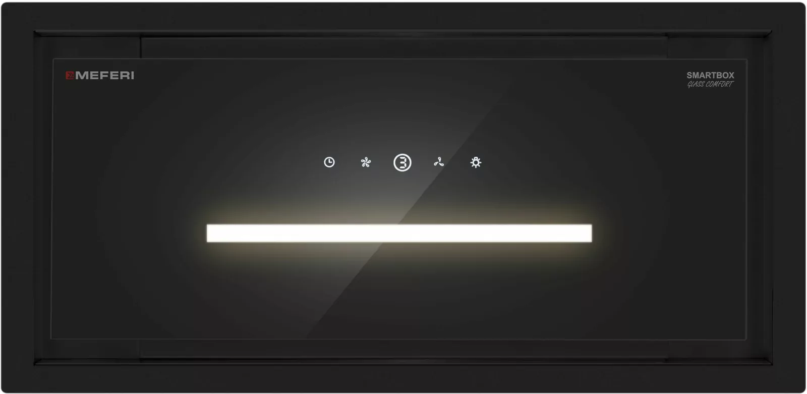 MEFERI SMARTBOX60BK GLASS COMFORT.6
