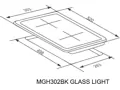 MEFERI MGH302BK GLASS LIGHT.8