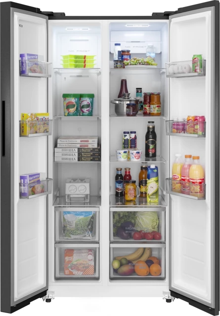 MEFERI MFR83BLACK IX TOTAL NO FROST SIDE BY SIDE COMFORT.1