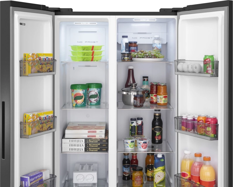 MEFERI MFR83BLACK IX TOTAL NO FROST SIDE BY SIDE COMFORT.4