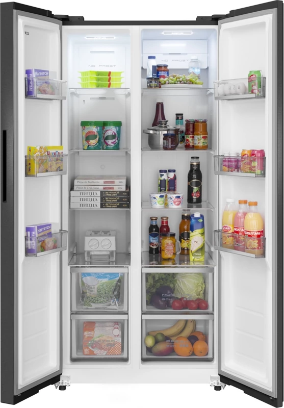 MEFERI MFR83BLACK IX TOTAL NO FROST SIDE BY SIDE COMFORT.1