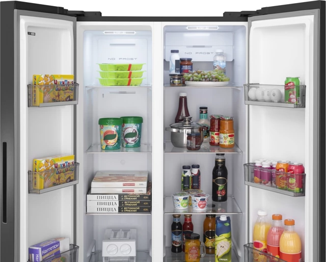 MEFERI MFR83BLACK IX TOTAL NO FROST SIDE BY SIDE COMFORT.4