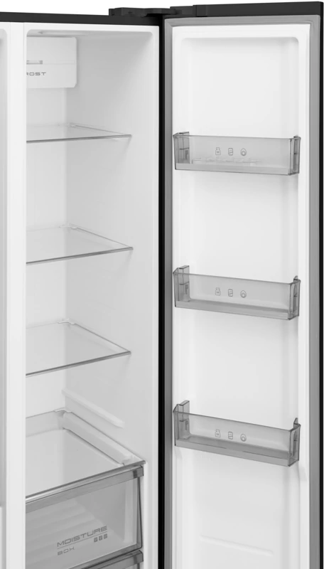 MEFERI MFR83BLACK IX TOTAL NO FROST SIDE BY SIDE COMFORT.6