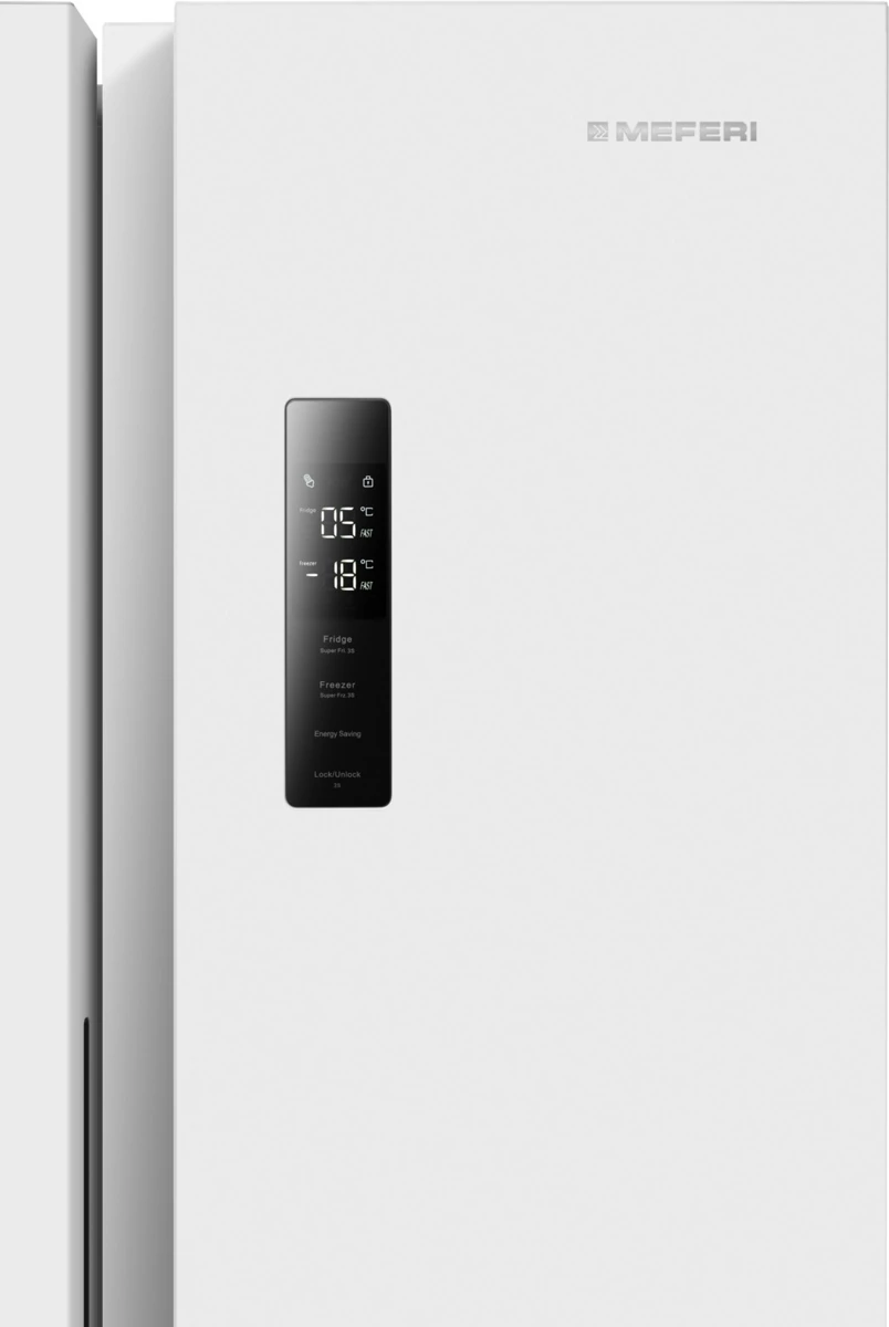 MEFERI MFR83WH TOTAL NO FROST SIDE BY SIDE COMFORT.7