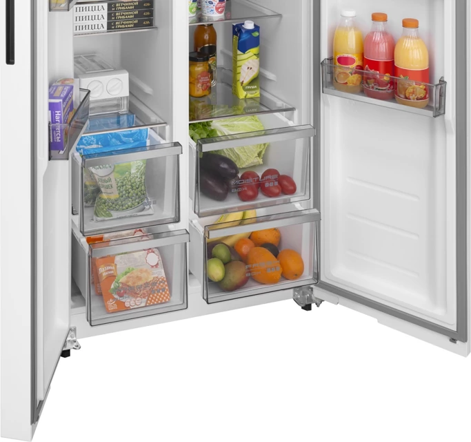 MEFERI MFR83WH TOTAL NO FROST SIDE BY SIDE COMFORT.5