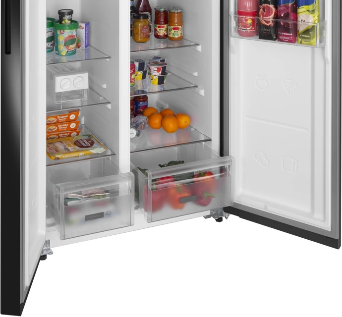 MEFERI MFR91BK TOTAL NO FROST SIDE BY SIDE COMFORT.4
