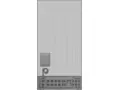 MEFERI MFR91IX TOTAL NO FROST SIDE BY SIDE COMFORT.7