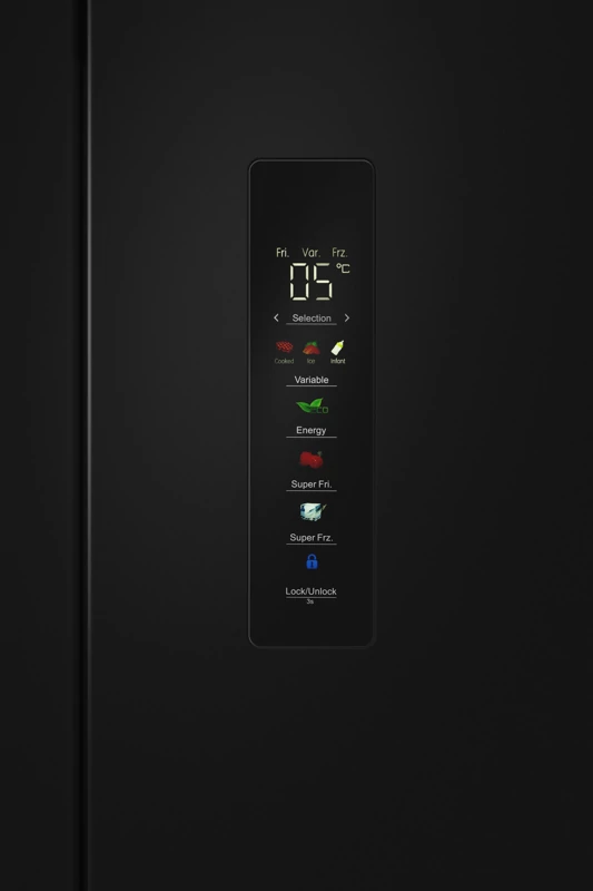 MEFERI MFR70BK TOTAL NO FROST CROSS DOOR ULTRA.8