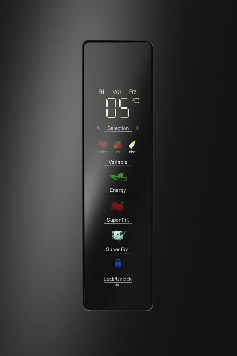 MEFERI MFR83BLACK IX TOTAL NO FROST CROSS DOOR COMFORT.10